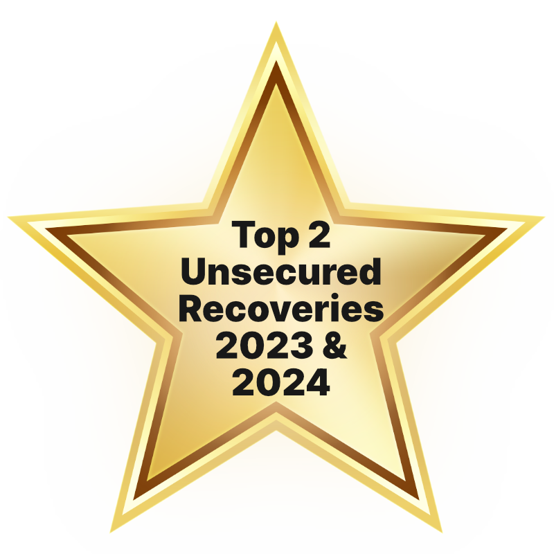 Top 2 Unsecured Recoveries 2023 & 2024