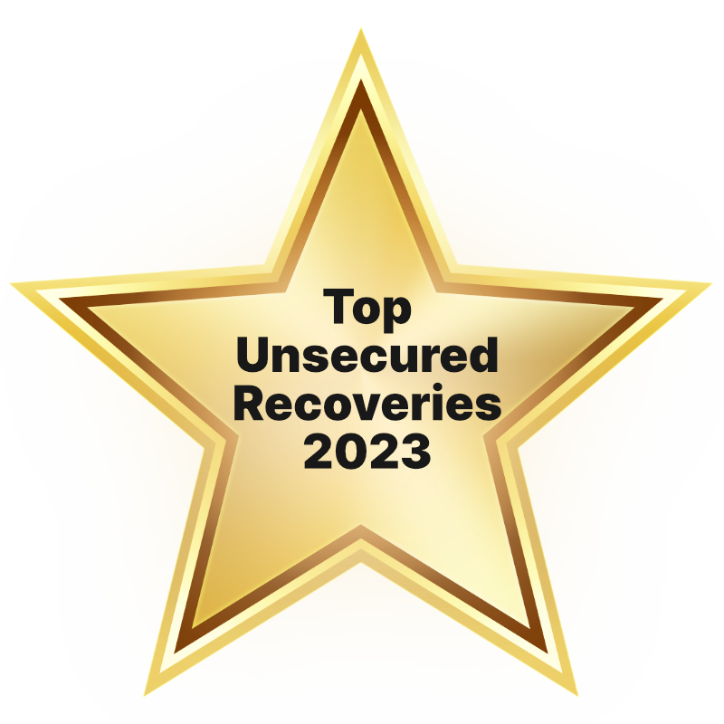 Top Unsecured Recoveries 2023